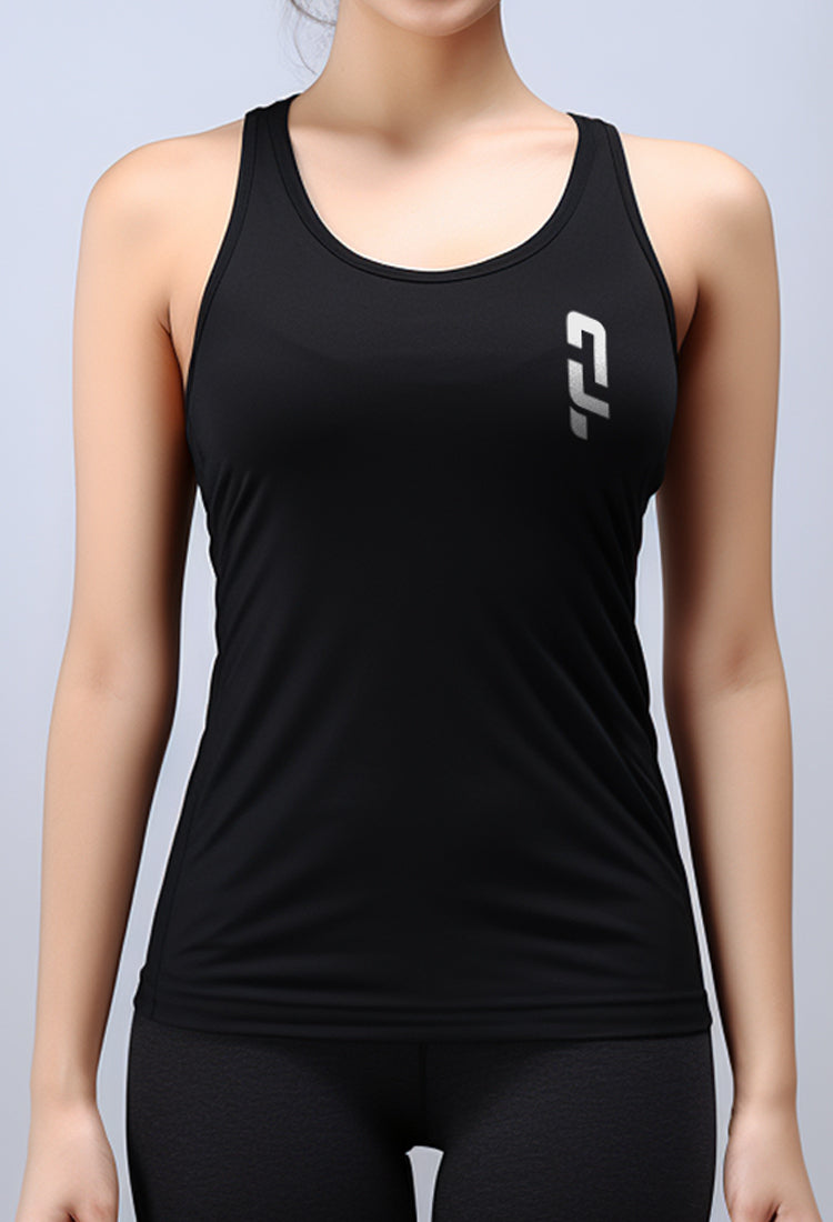 LSB66 tank top kutung wanita dri fit sleeveless gym running olahraga 