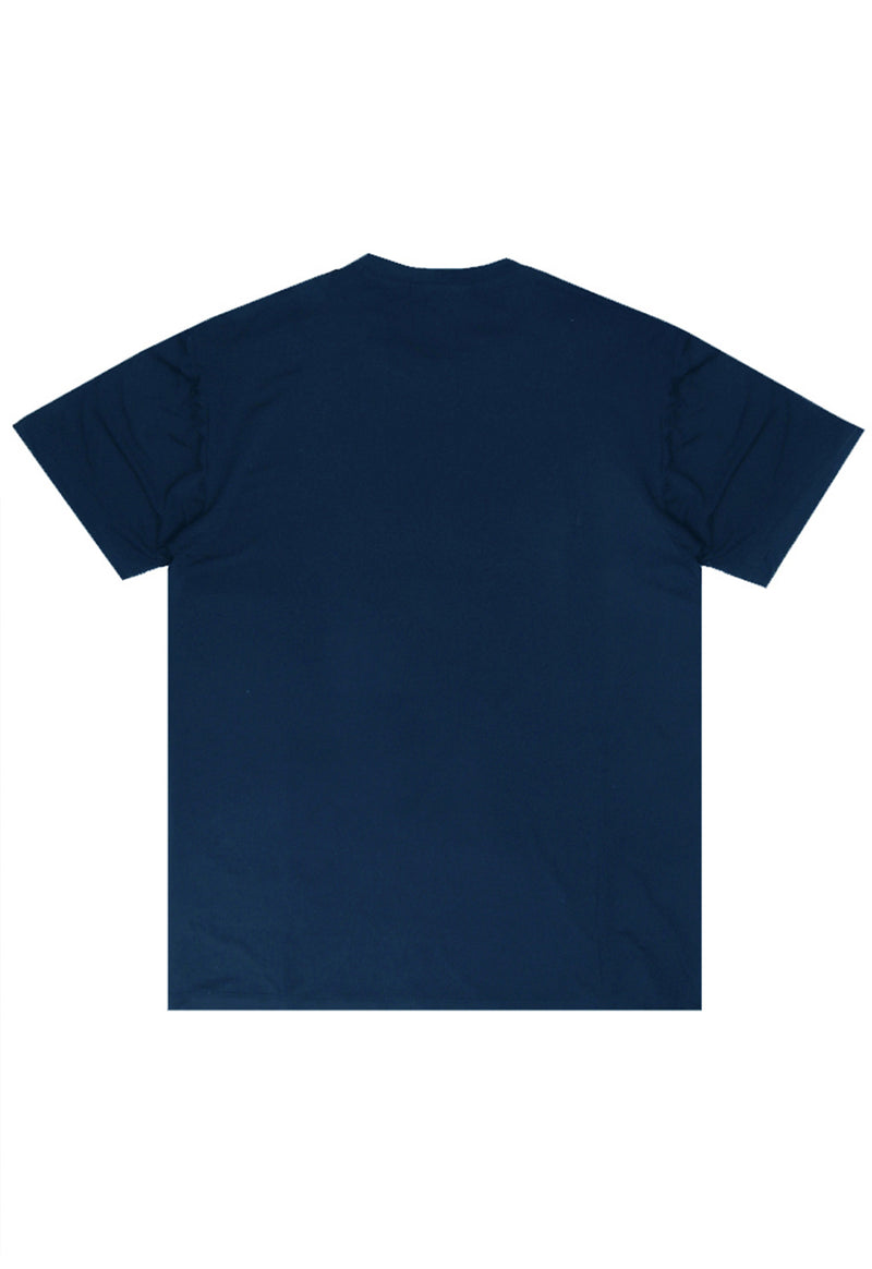 MTR15 Kaos T-Shirt Pria Instacool unisex "slash slash" navy