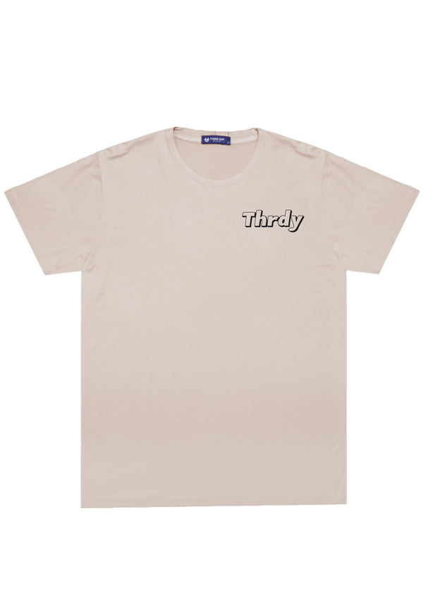 MTR26 Kaos T-Shirt Pria Instacool unisex "Thrdy copic" beige