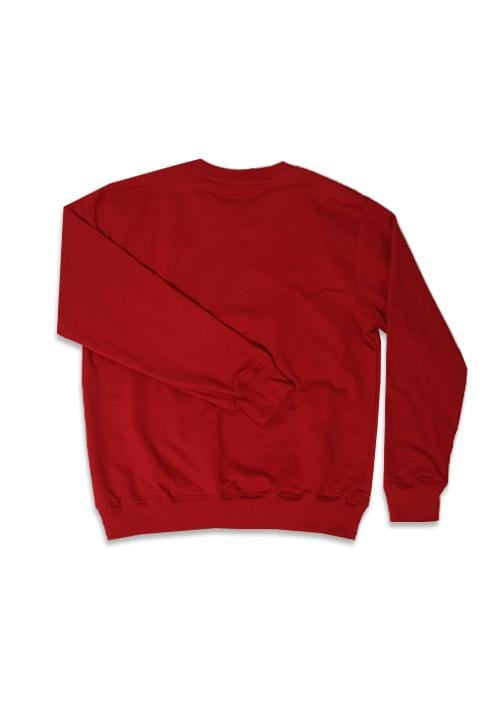 LMP019 sweater logo merah tua