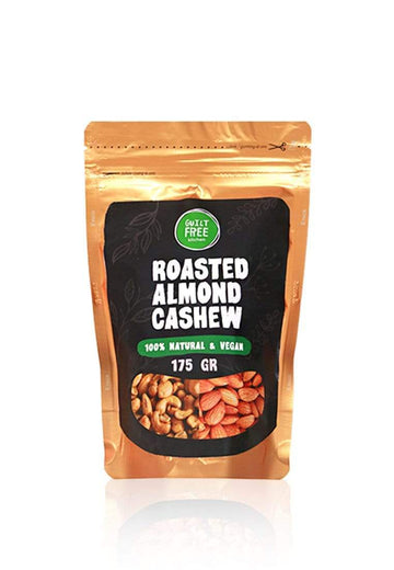 TS003 GFK Snack Sehat Diet Kacang Almond Mede Kemasan Tanpa Garam Tanpa Bumbu Tanpa MSG 175gr