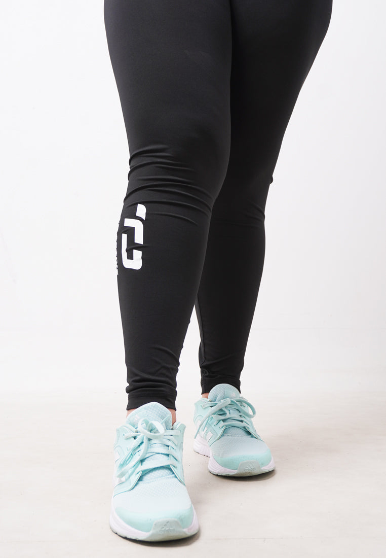Td Active LB074 on calf compression legging olahraga wanita black
