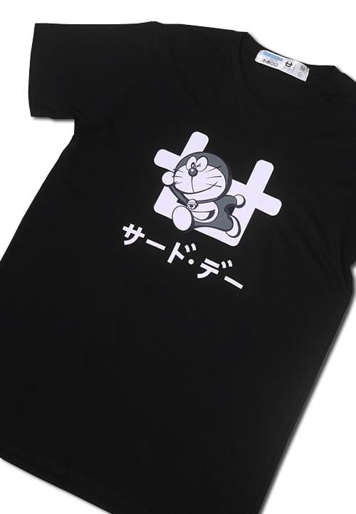 Third Day MTC02A s-s Men Dora Jump Logo blk x Modo T-shirt Hitam