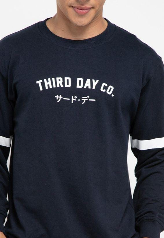Third Day MO188 sweater casual pria tdco navy
