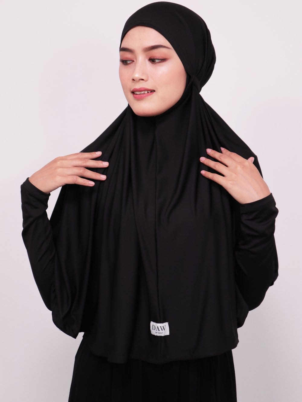 Daw Project DH035 Hijab Wina Hitam