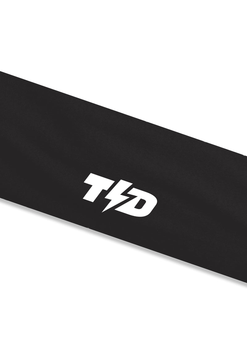 ABA15 Sweatband Headband Padel Tennis Lari Anti Bau , drifit, super stretch hitam Td Bolt