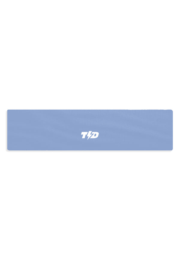 ABA16 Sweatband Headband Padel Tennis Lari Anti Bau drifit super stretch pastel light blue Tdbolt