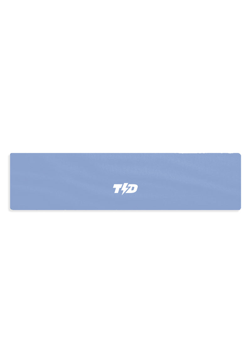 ABA16 Sweatband Headband Padel Tennis Lari Anti Bau drifit super stretch pastel light blue Tdbolt