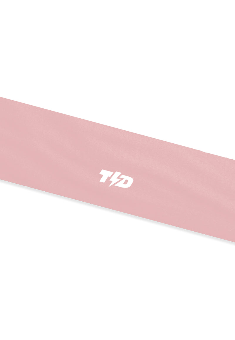 ABA18 Sweatband Headband Padel Tennis Lari Anti Bau drifit super stretch baby pink Tdbolt