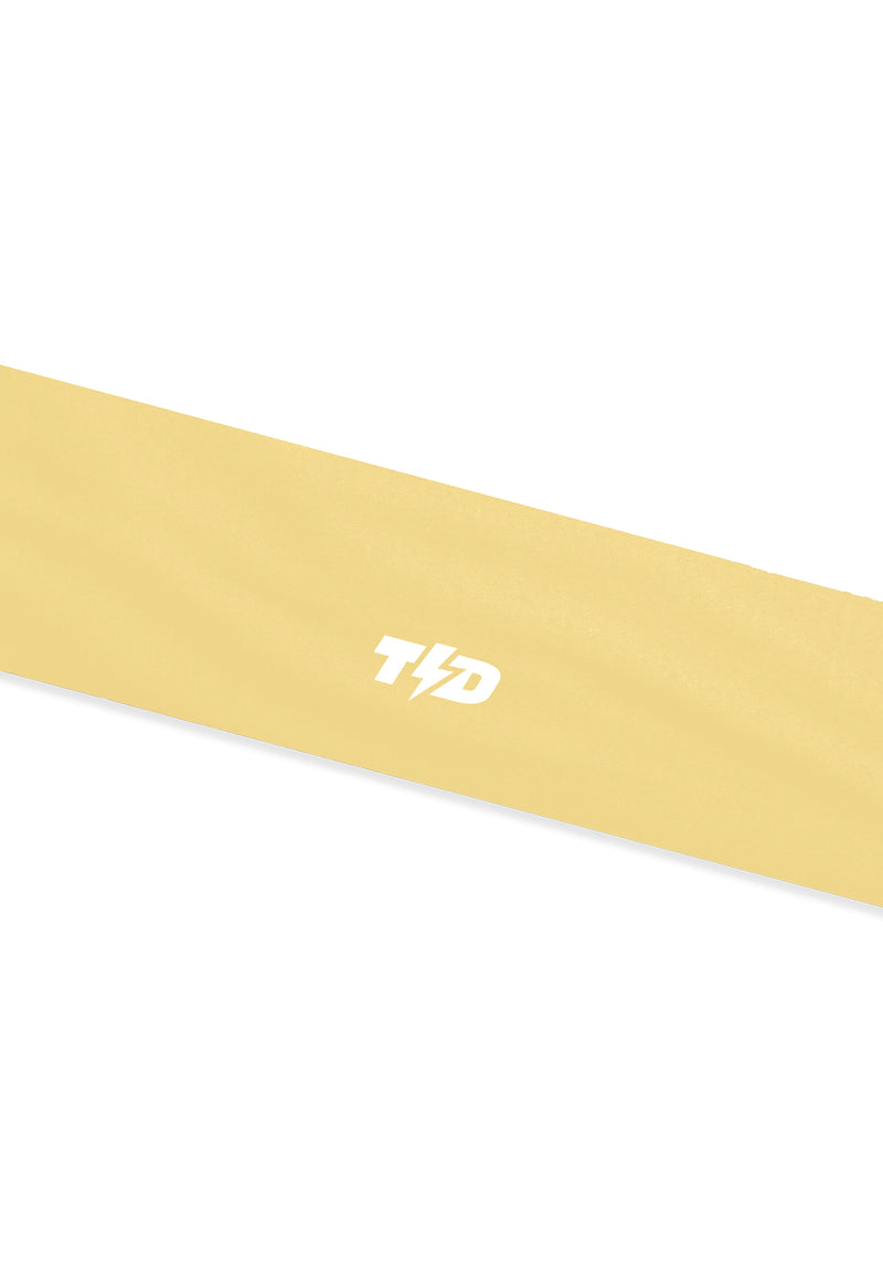 ABA19 Sweatband Headband Padel Tennis Lari Anti Bau drifit super stretch pastel yellow Tdbolt