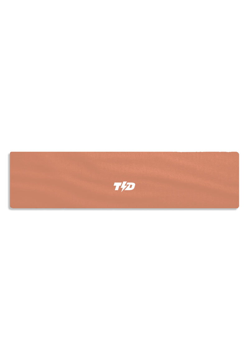 ABA22 Headband Wanita Olahraga Padel Tennis Lari Badminton Anti Odor 4way stretch drifit "cantaloupe peach"