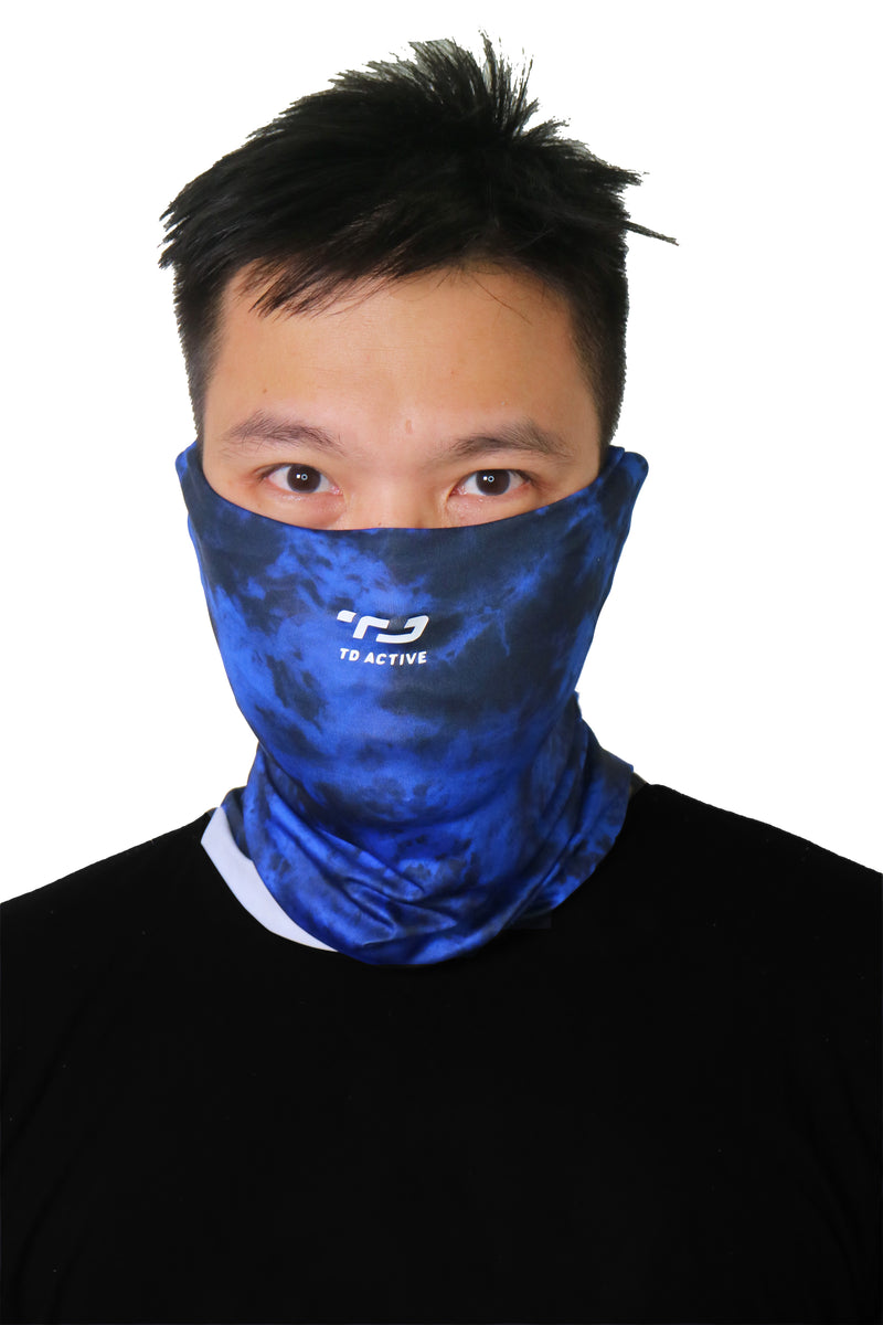 AMD11 masker Penutup Mulut 5-in-1 tie dye navy