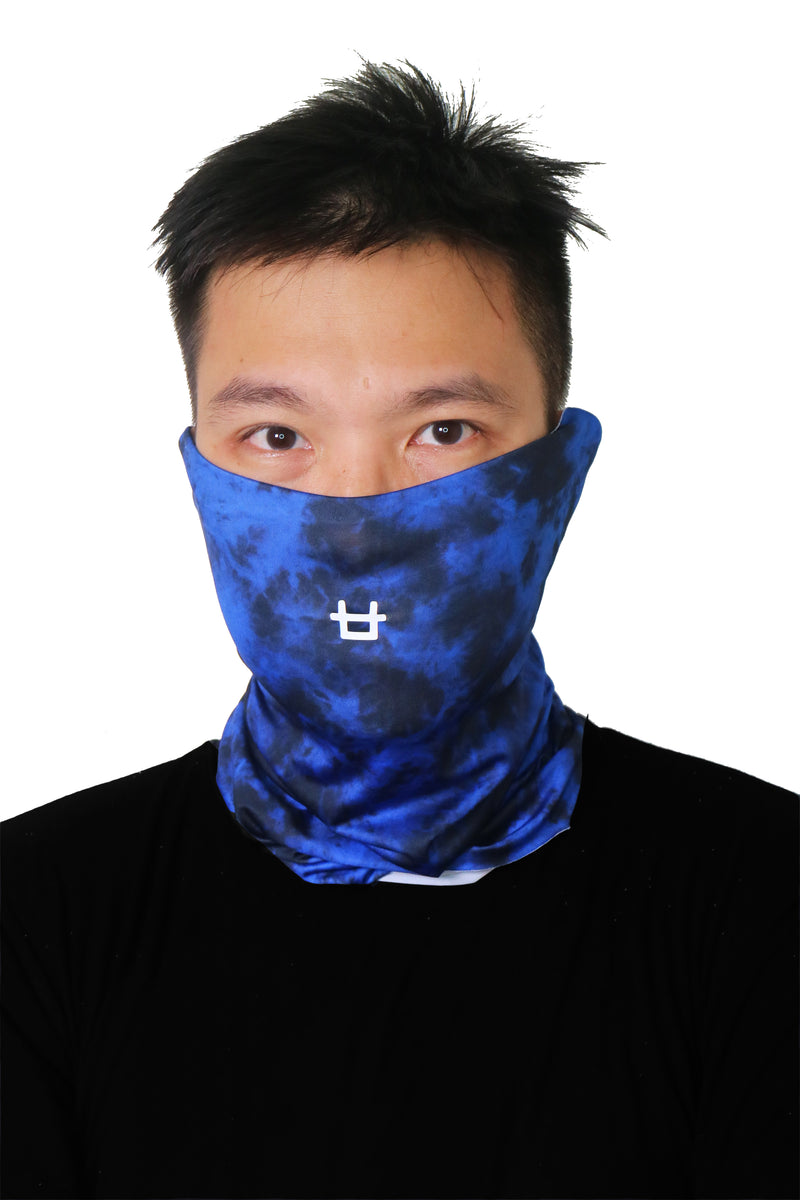 AMD11 masker Penutup Mulut 5-in-1 tie dye navy
