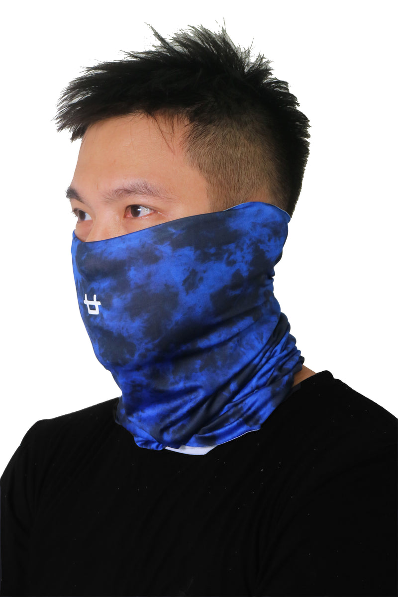 AMD11 masker Penutup Mulut 5-in-1 tie dye navy