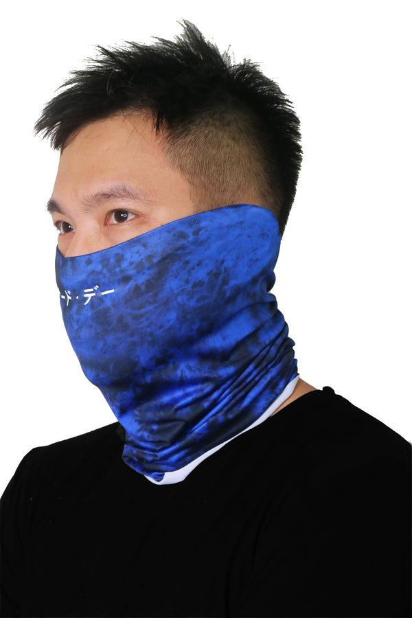 AMD11 masker Penutup Mulut 5-in-1 tie dye navy