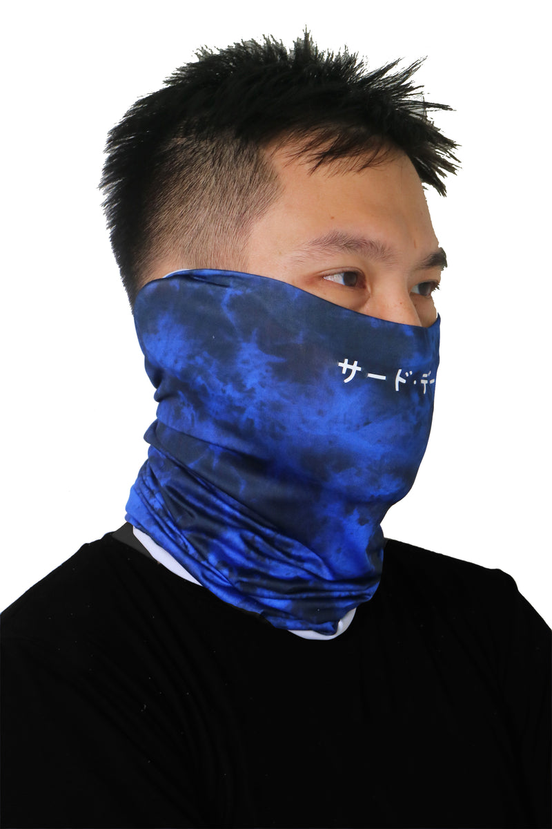 AMD11 masker Penutup Mulut 5-in-1 tie dye navy