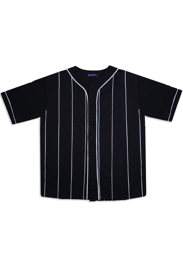 Third Day MTO06 Kaos Baseball Oversize Polos Bergaris Hitam