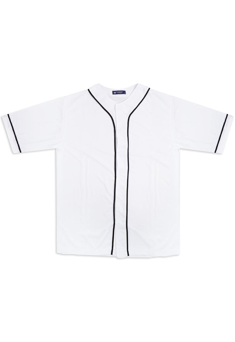 Third Day MTO09 Kaos Baseball Oversize Polos Putih