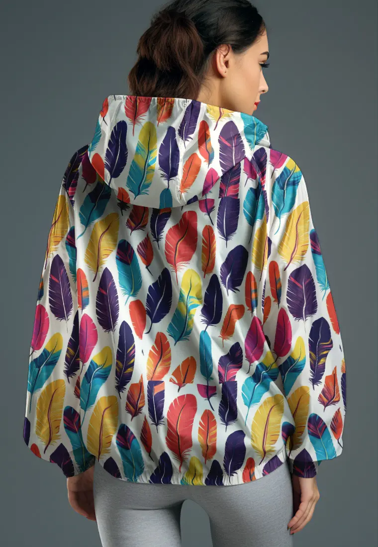 LSD30 Jaket Motif Keren Olahraga Parasut 