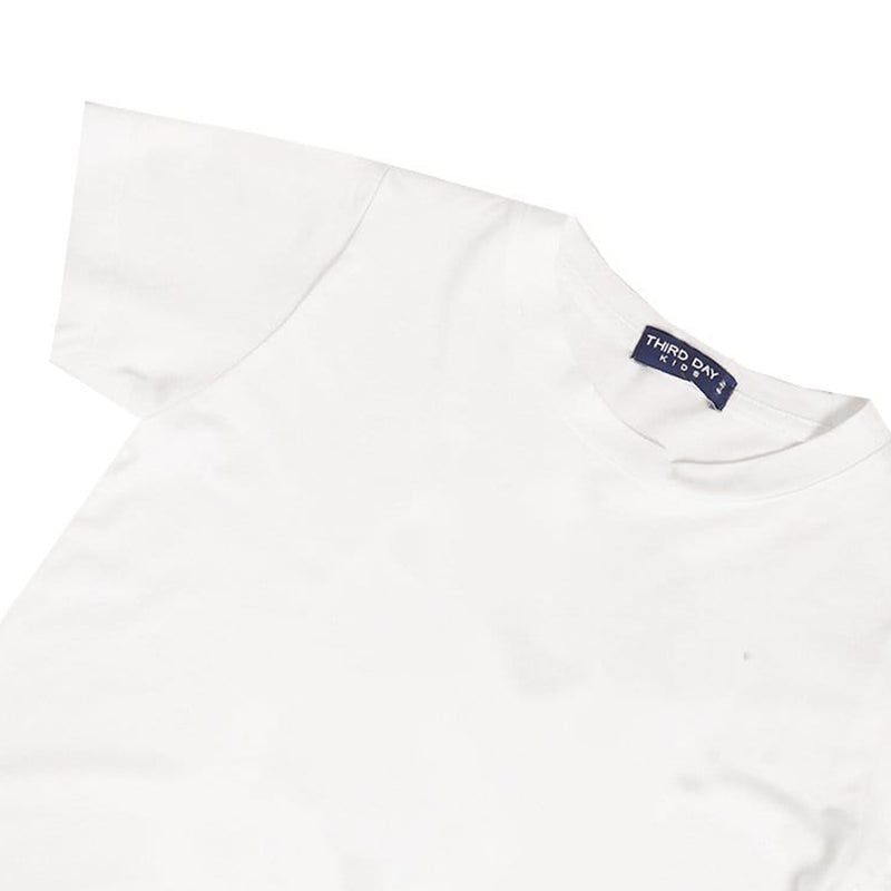KU033 kaos anak boy girl polos putih