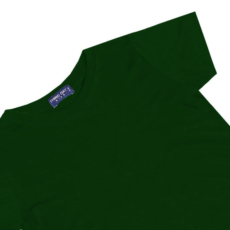 Td Kids KU031 kaos anak boy girl polos hijau army