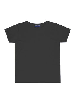 KU132 kaos anak boy girl polos denim abu tua