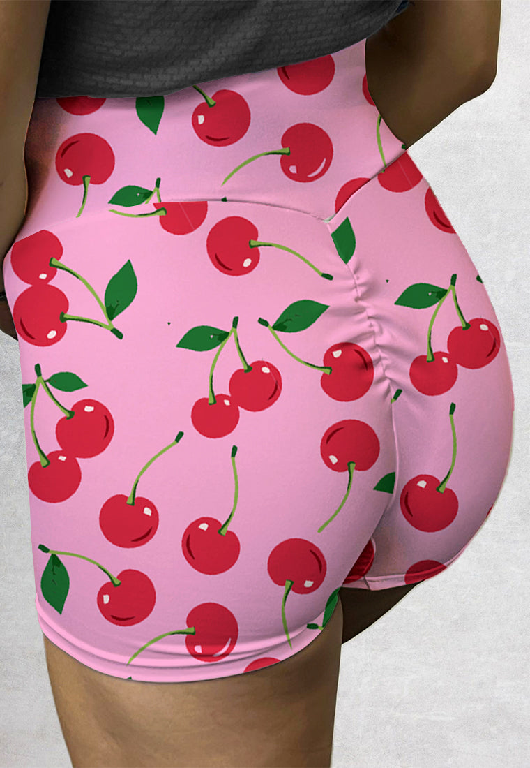 LB099 Booty Legging Gym Bermotif 