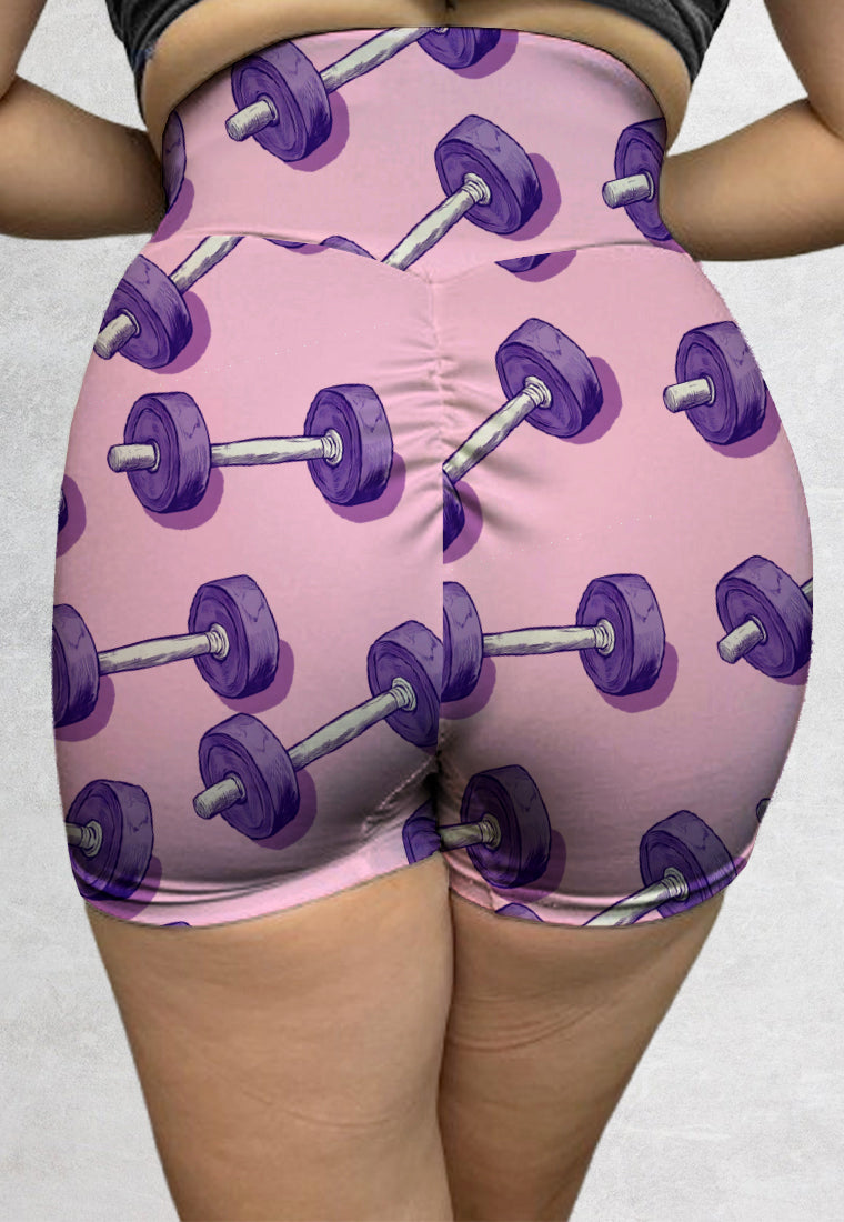 LB103 Booty Legging Gym Bermotif 