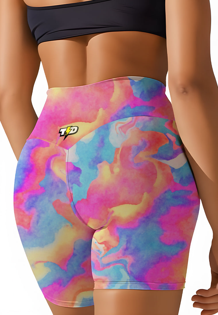 LB114 Celana Legging Td Bolt 5inch Gym Lari Yoga Crossfit 
