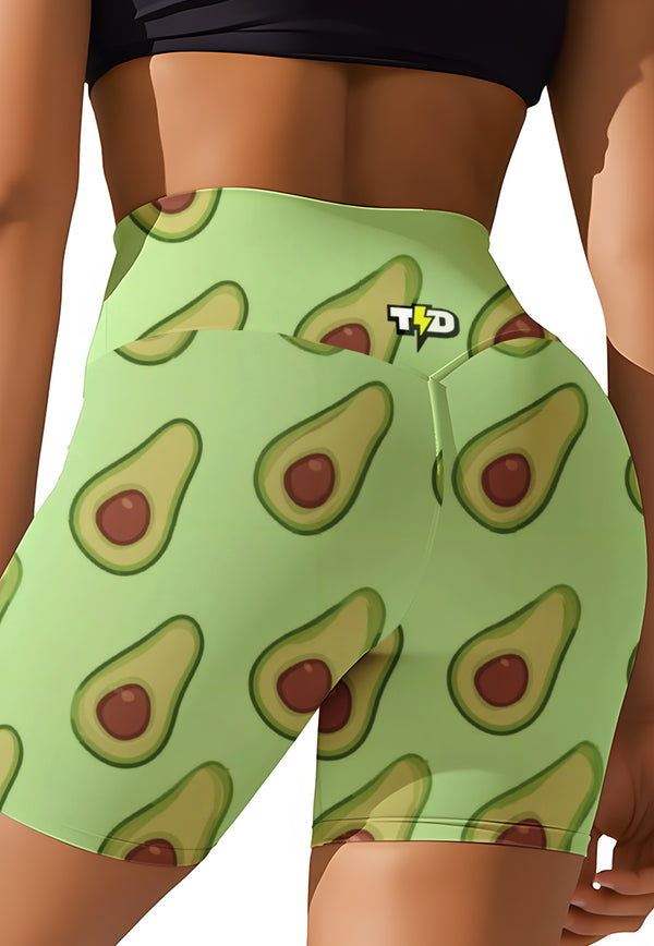 LB115 Celana Legging Td Bolt 5inch Gym Lari Yoga Crossfit "avocado"  light green