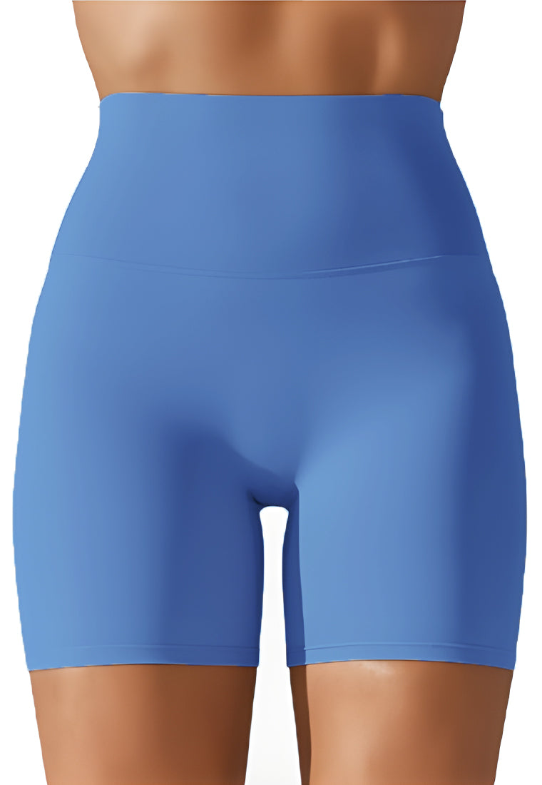 LB117 Legging Gym 5inch LuxStretch glow light blue