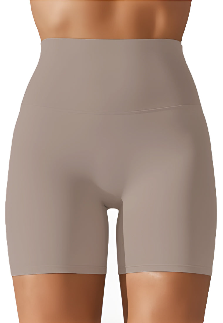 LB121 Legging Gym 5inch LuxStretch glow light brown