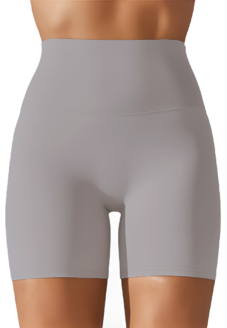LB123 Legging Gym 5inch LuxStretch glow silver grey