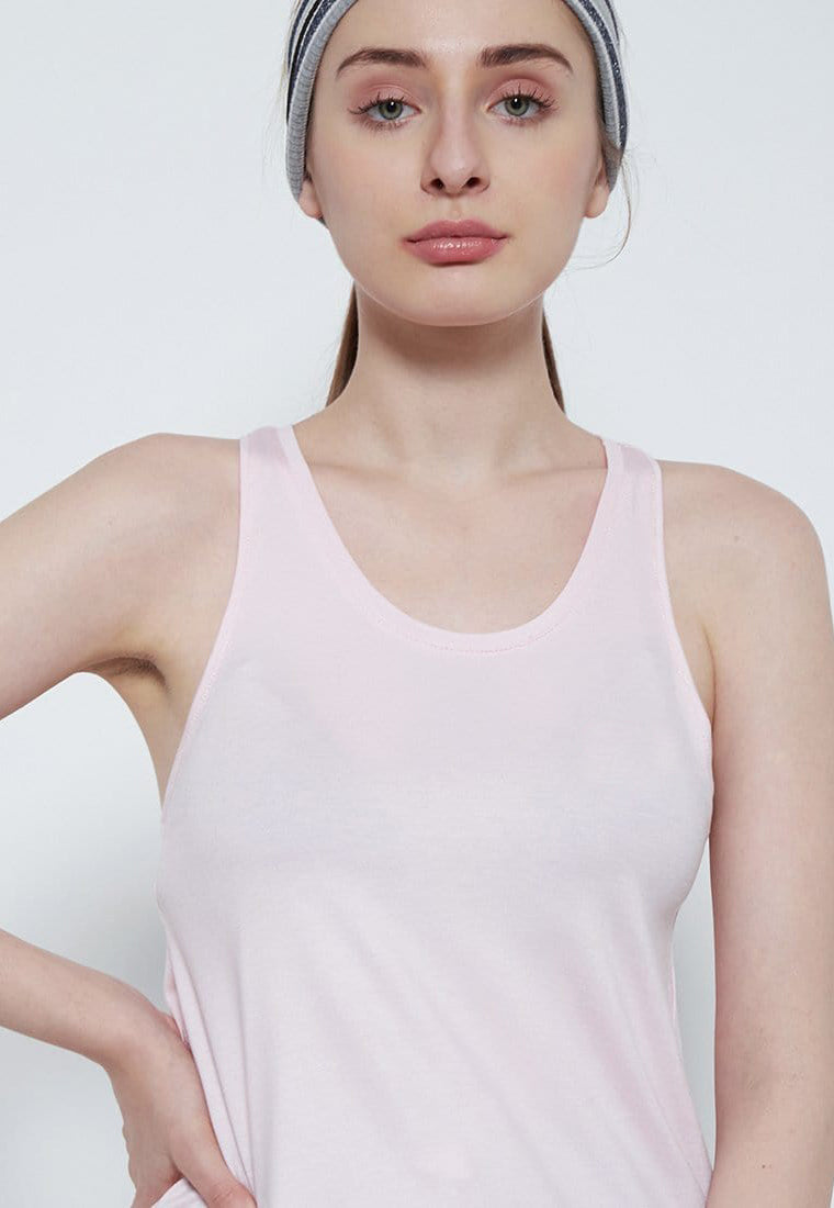 Td Active LSC03 YBC yoga sleeveless polos light pink