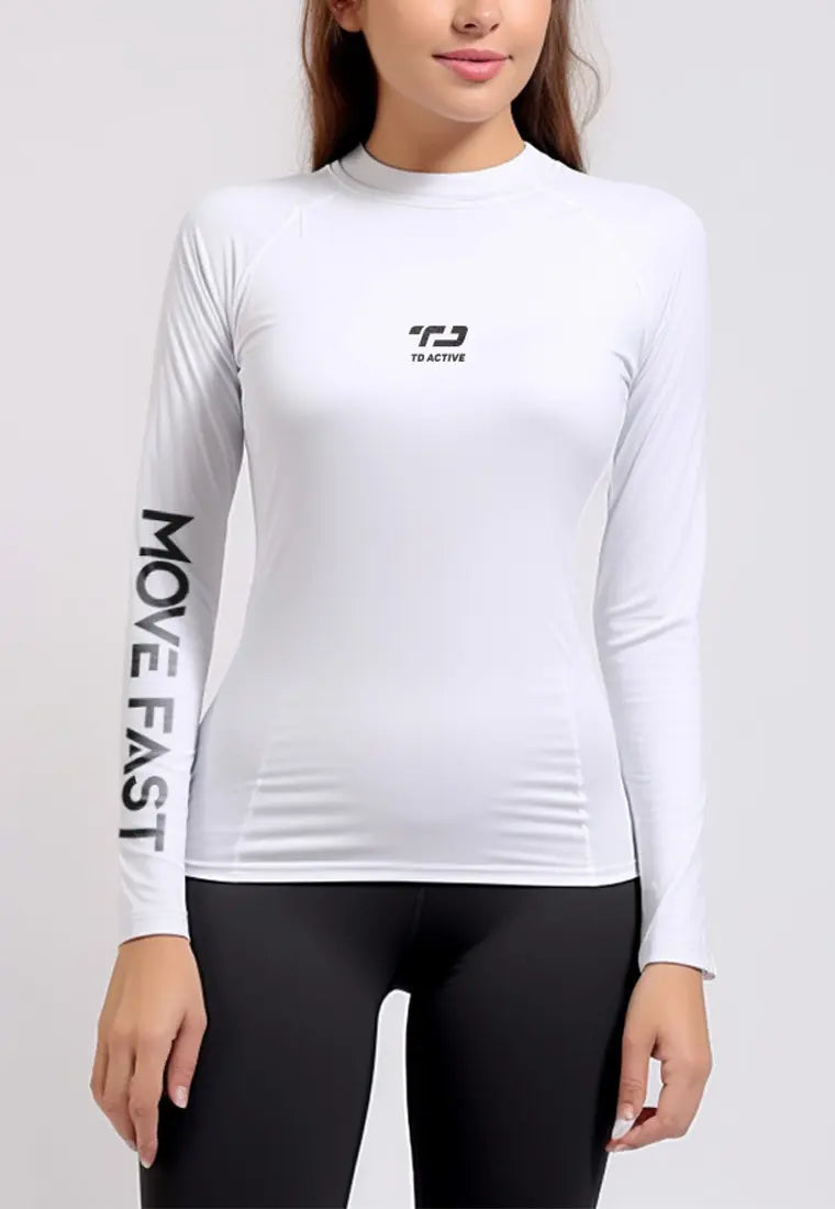 LSD02 inner olahraga lengan panjang stretch jersey 
