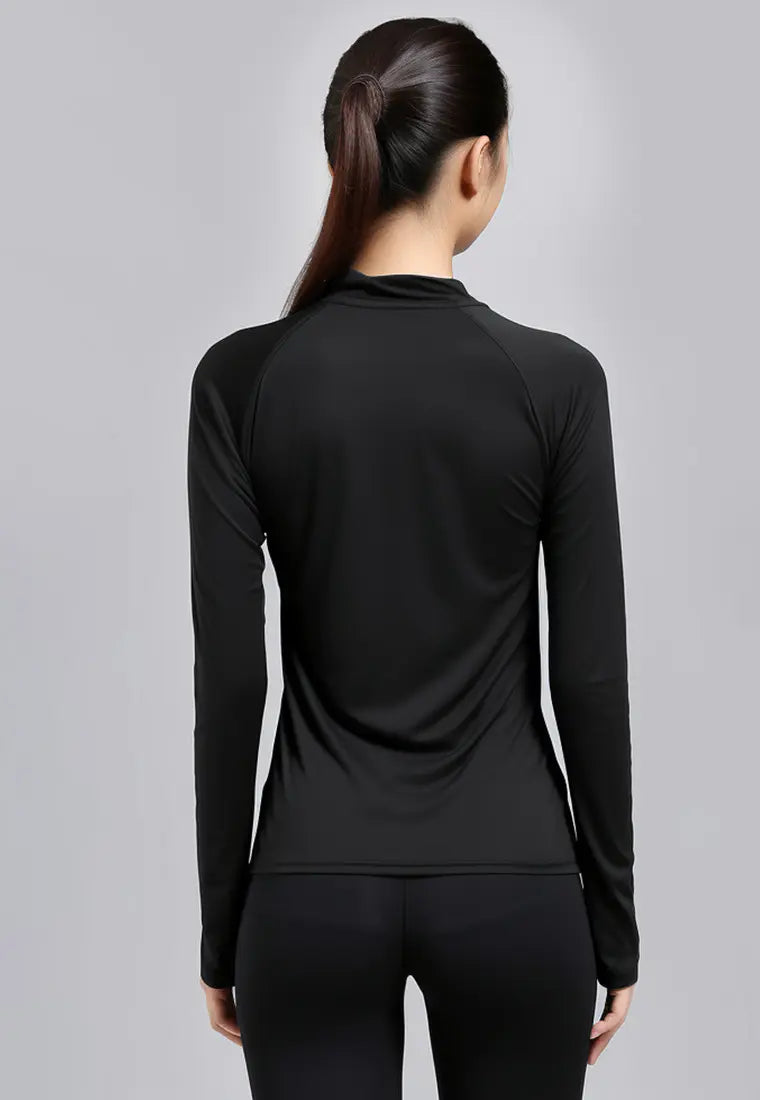 LSD22 baju pilates lengan panjang stretch jersey 