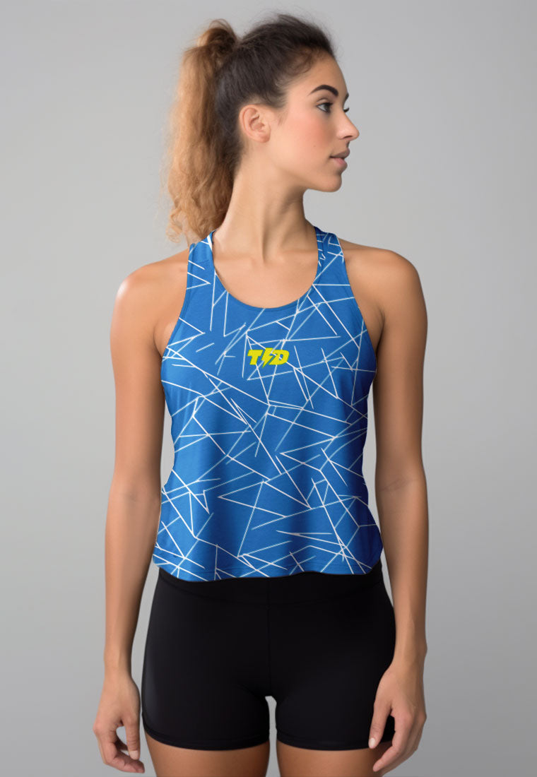 LSD39 Tanktop Crop Gym Weight Lifting 