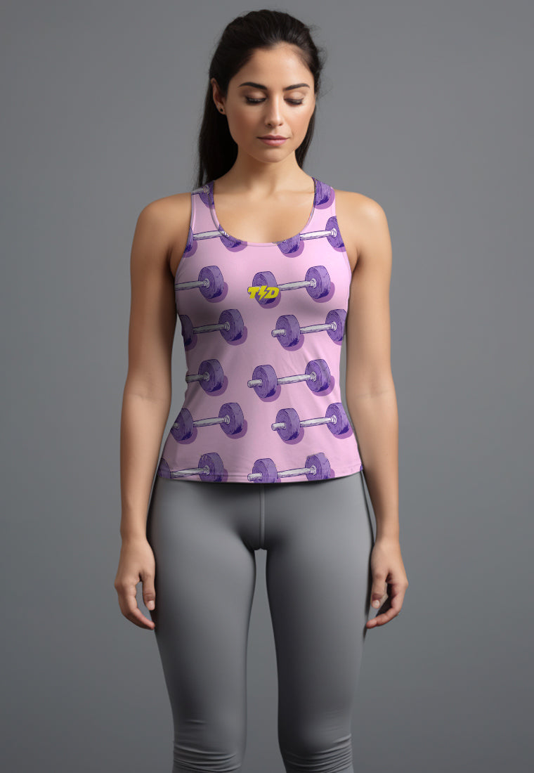 LSD52 Tanktop Gym  Crop Wanita Airdrylite 