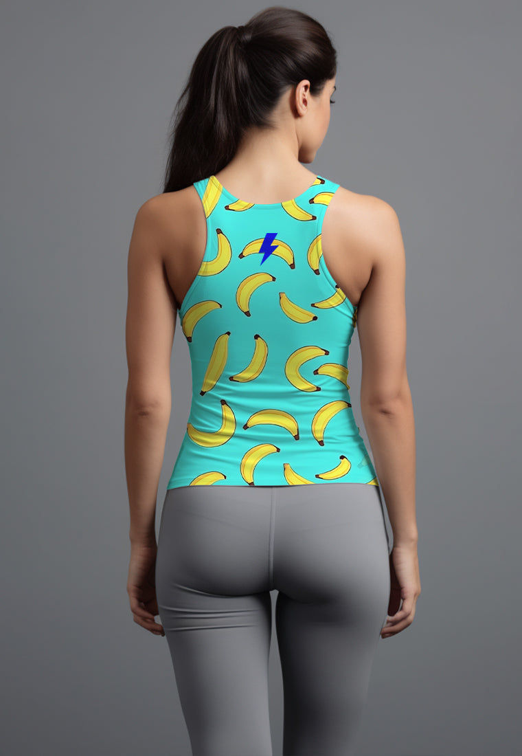 LSD55 Tanktop Gym  Crop Wanita Airdrylite "banana" tosca