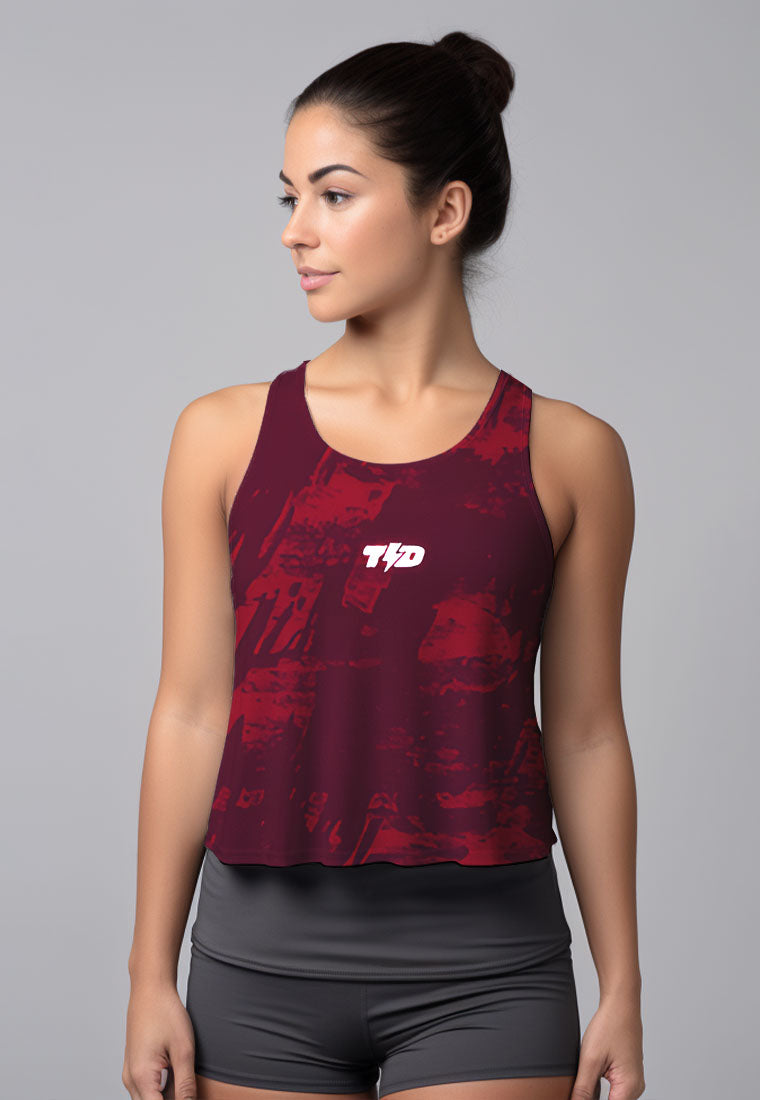 LSD62 Tanktop Crop Gym Running 