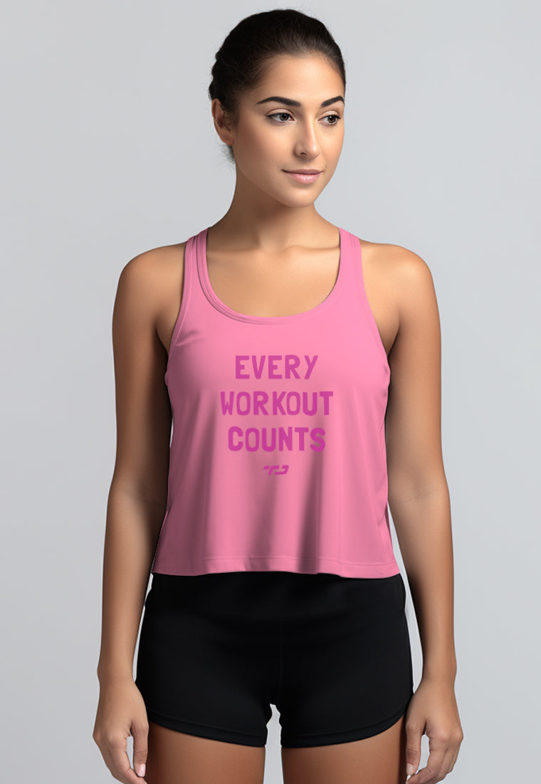 LSD67 Kaos Kutung Tank Top Crop Wanita Olahraga 