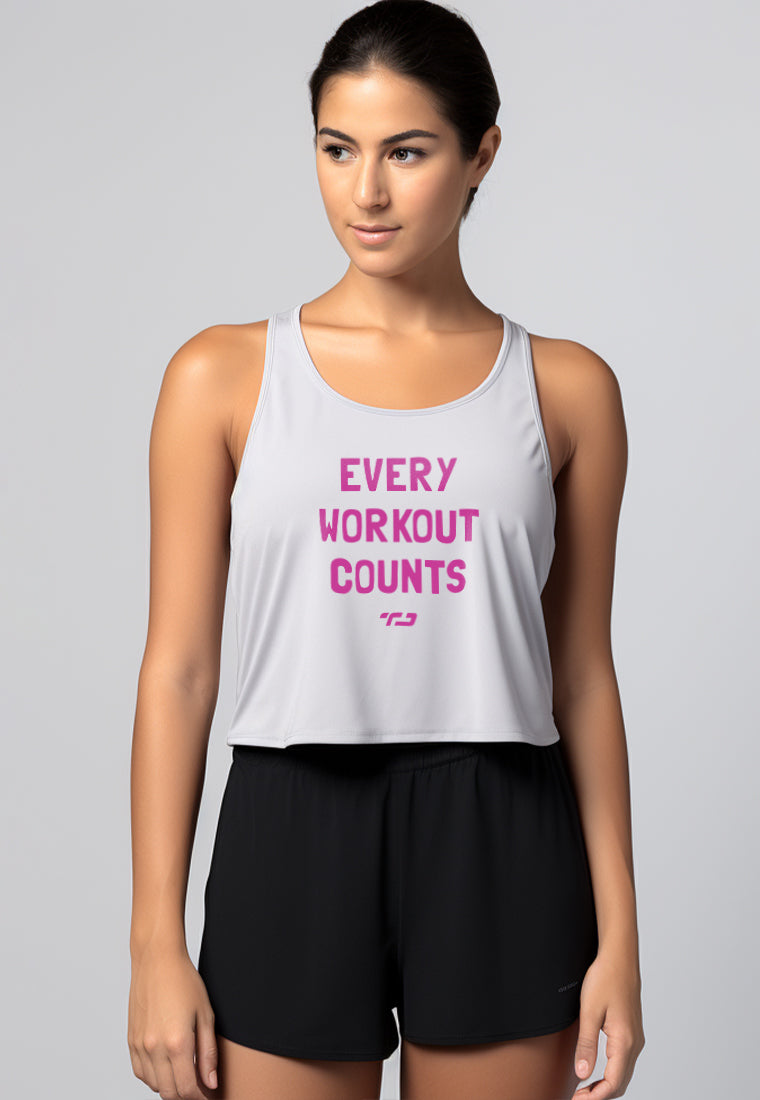 LSD68 Kaos Kutung Tank Top Crop Wanita Olahraga 