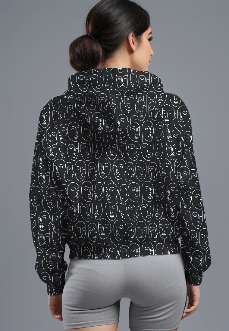 LSD81 Jaket Lari Olahraga Wanita Parasut motif 
