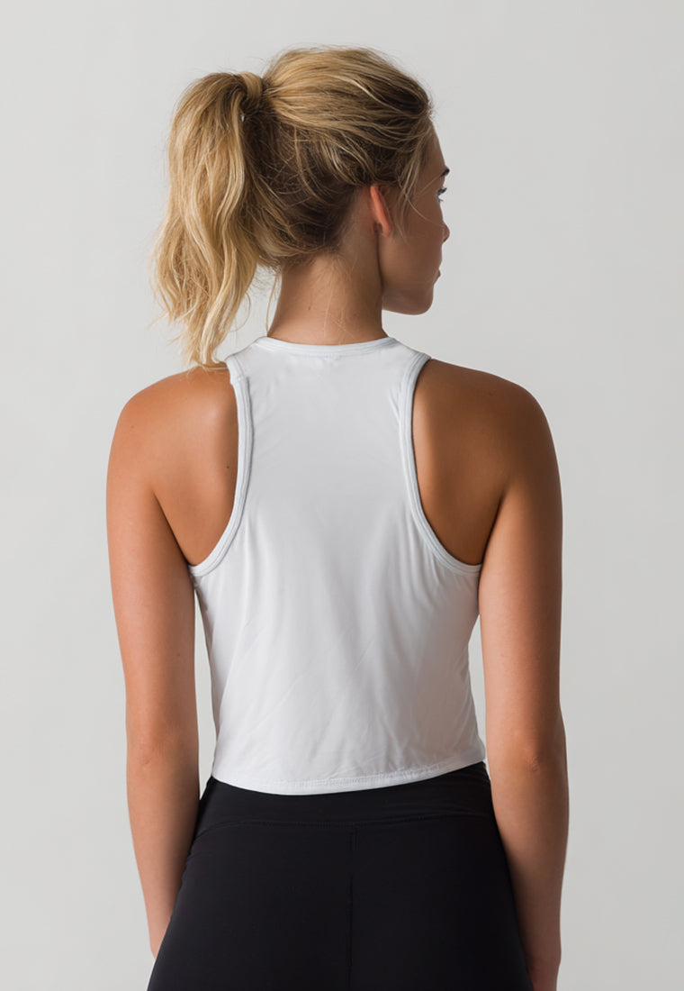 LSE29 Kaos Pilates Tank Top "hot girls go to pilates" instacool putih UAT