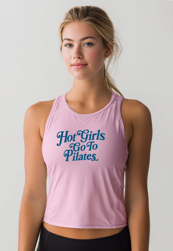 LSE30 Tank Top Olahraga Wanita Pilates "hot girls" pink UAT