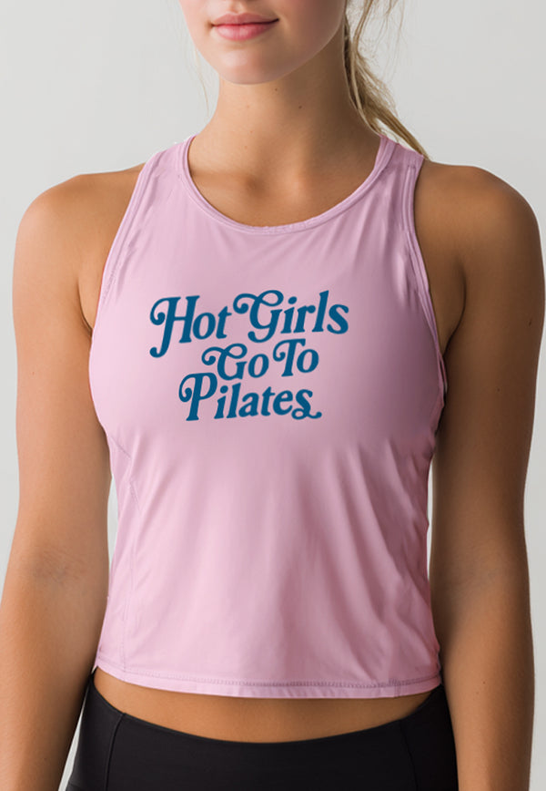 LSE30 Tank Top Olahraga Wanita Pilates "hot girls" pink UAT