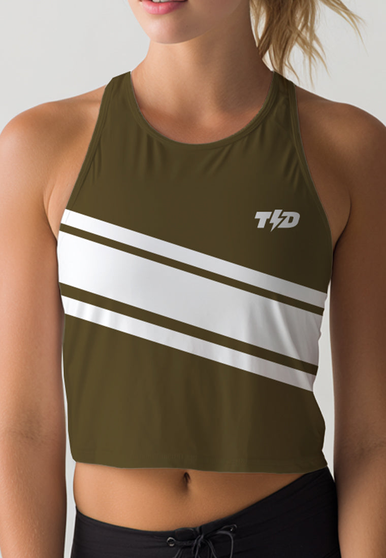 LSE41 Crop Tank Top Lari Running Padel Gym 