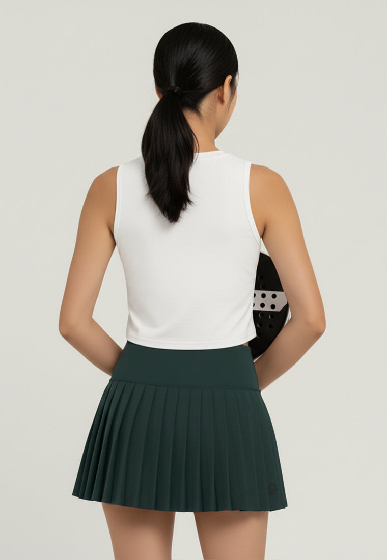 LSE44 Kaos Padel Lucu Tank Top UAT "padel club" instacool putih