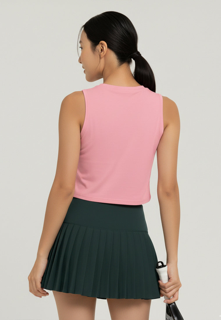 LSE45 Baju Padel Pink Lucu Tank Top UAT "padel club" instacool light pink