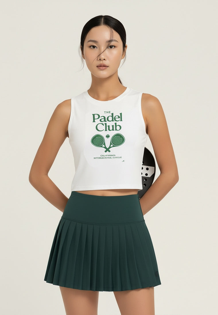 LSE46 Baju Olahraga Wanita Padel Tank Top 